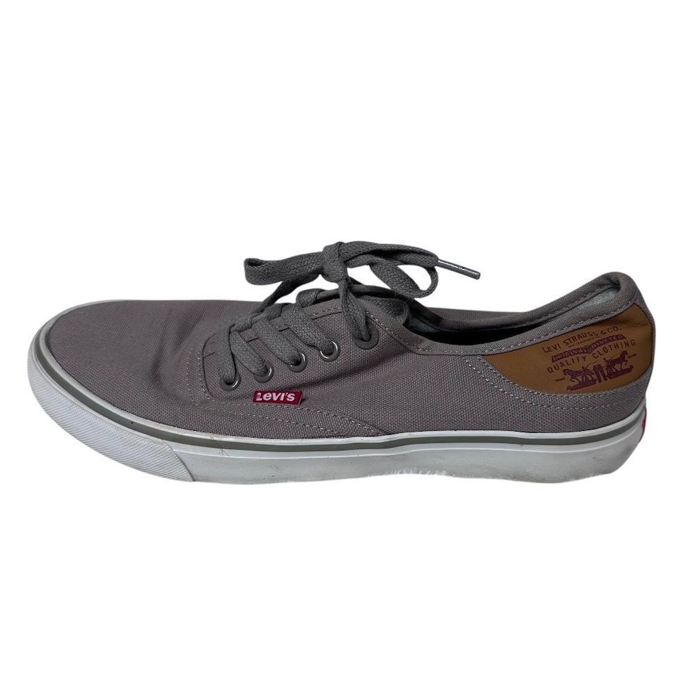 Levi's Monterey buck charcoal mens canvas shoes size 8.5